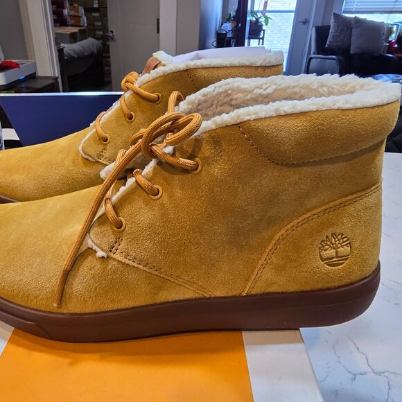 Timberland Men's Ashwood Park Lined Chukka Boots Wheat A41GN SIZE 10 NEW - Picture 1 of 14